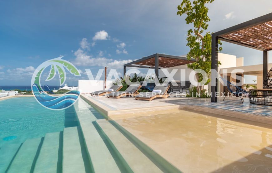 Escape to paradise with this gorgeous studio at Riva in Playa Del Carmen