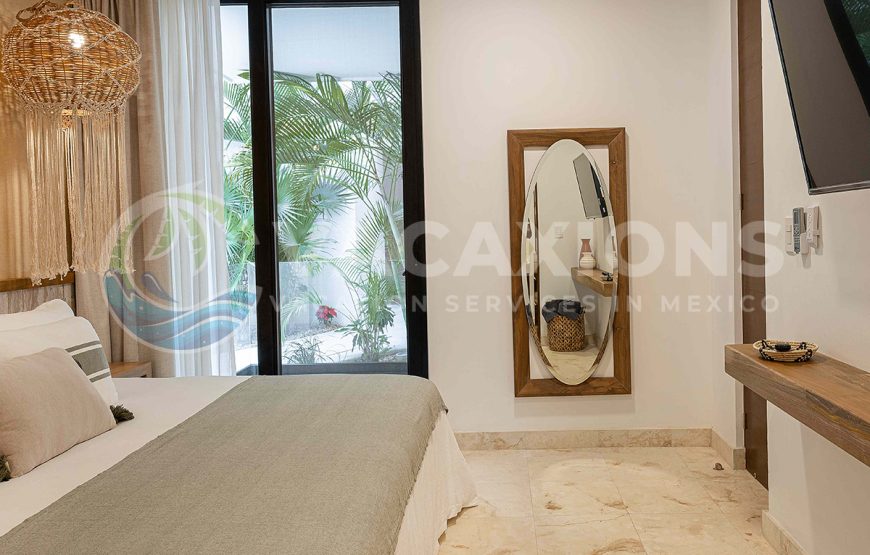 Your Tulum Country Club Gateway, 2 Bed 2 Bath Apartment at Anah
