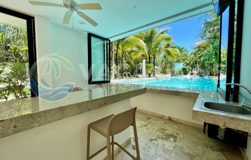 Your Tulum Country Club Gateway, 2 Bed 2 Bath Apartment at Anah